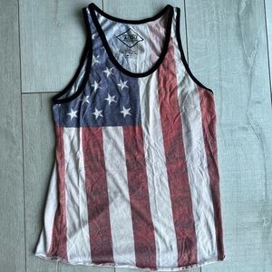 Altru Apparel American Flag Tank Top